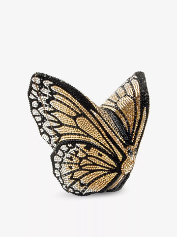 Angelic Butterfly Crystal Clutch