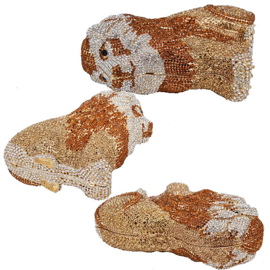 Clutch Cristal Rei Lion