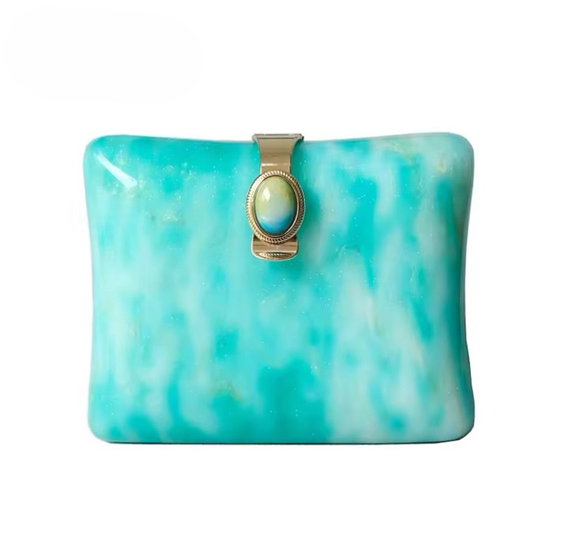 Divine Blue Clutch