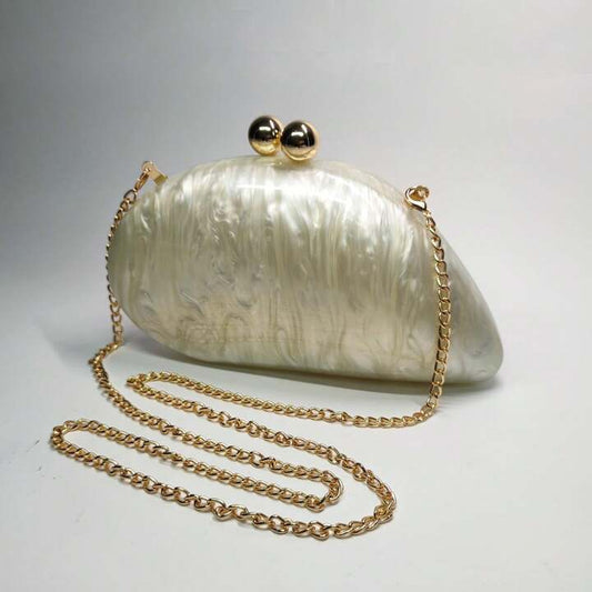 Clutch Madrepérola Rumena