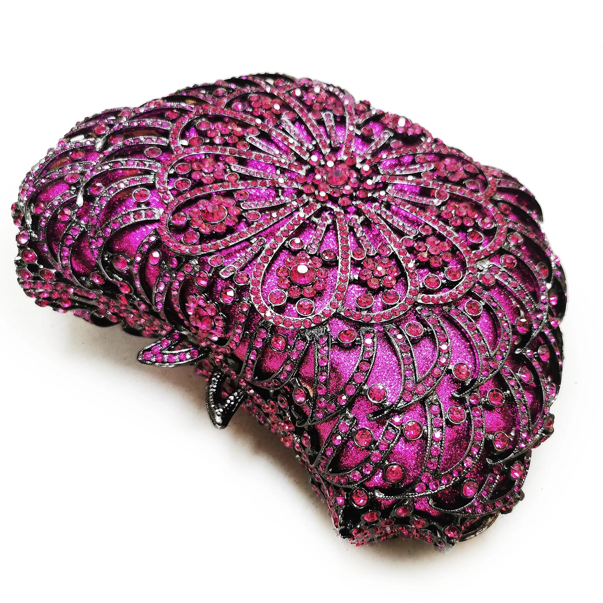 Ab mulheres bolsas de noite ouro metal luxo senhora diamante bolsas bolsa cocktail garras jantar baile cristal embreagem strass