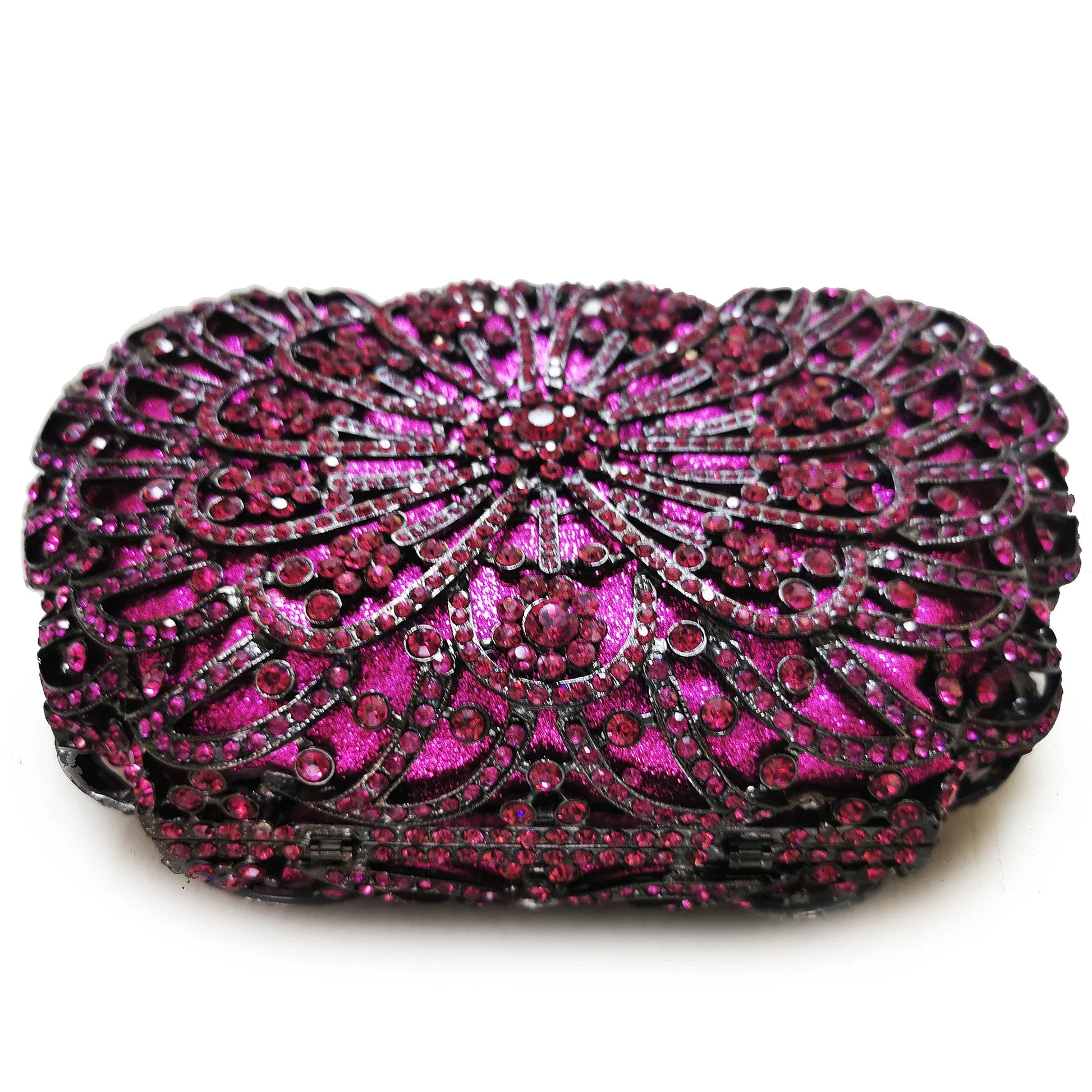 Ab mulheres bolsas de noite ouro metal luxo senhora diamante bolsas bolsa cocktail garras jantar baile cristal embreagem strass