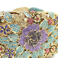 Sacos de flores cristal embreagem noite bolsa whtuoheng feminino diamante strass bolsas formal festa casamento roxo/azul/dourado sacos