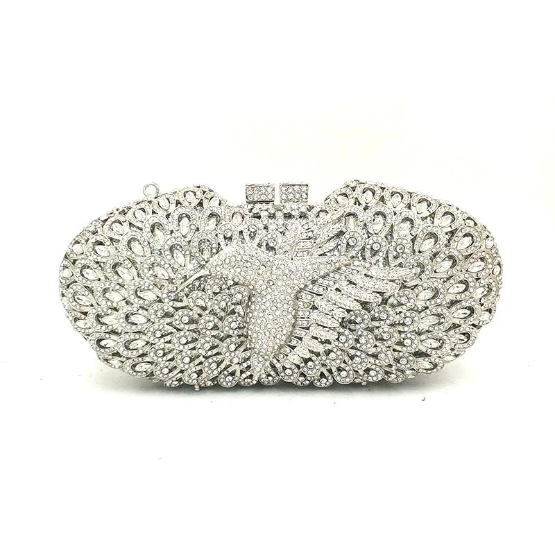 Metal Hummingbird Clutch