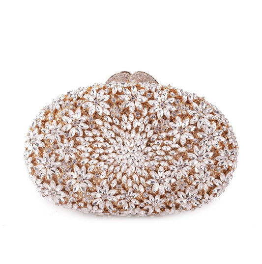 Xiyuan elegante rosa/ouro cor pedra sacos de noite e garras para mulheres festa formal cristal bolsa embreagem casamento bolsa