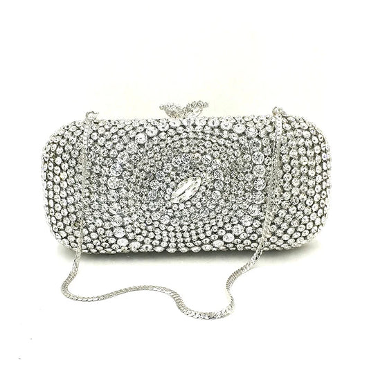 Clutch Cristal Brígida Prata