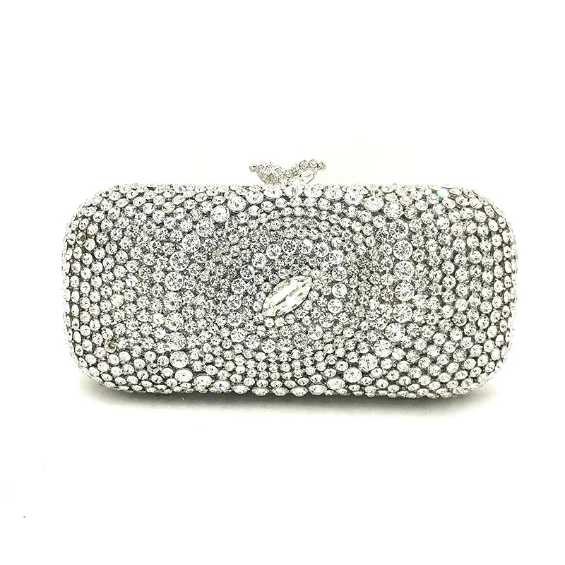 Clutch Cristal Brígida Prata