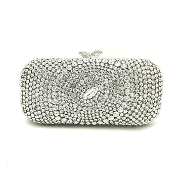 Clutch Cristal Brígida Prata