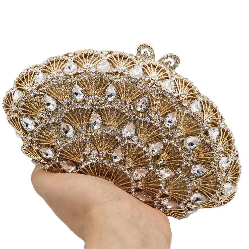 Boutique de fgg luz azul cristal sacos de embreagem para mulheres pavão noite bolsa nupcial casamento strass minaudiere bolsas saco