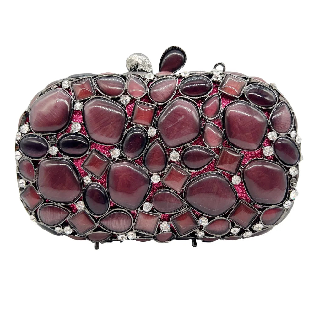 Xiyuan concha natural feminina luxo cristal sacos de noite nupcial casamento embreagem bolsa festa minaudiere bolsa luxo frisado bolsa