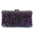 Bolsa feminina feita à mão de cristal, bolsa de mão para noite, vintage, banquete, festa de casamento, designer, elegante, vestido, presente