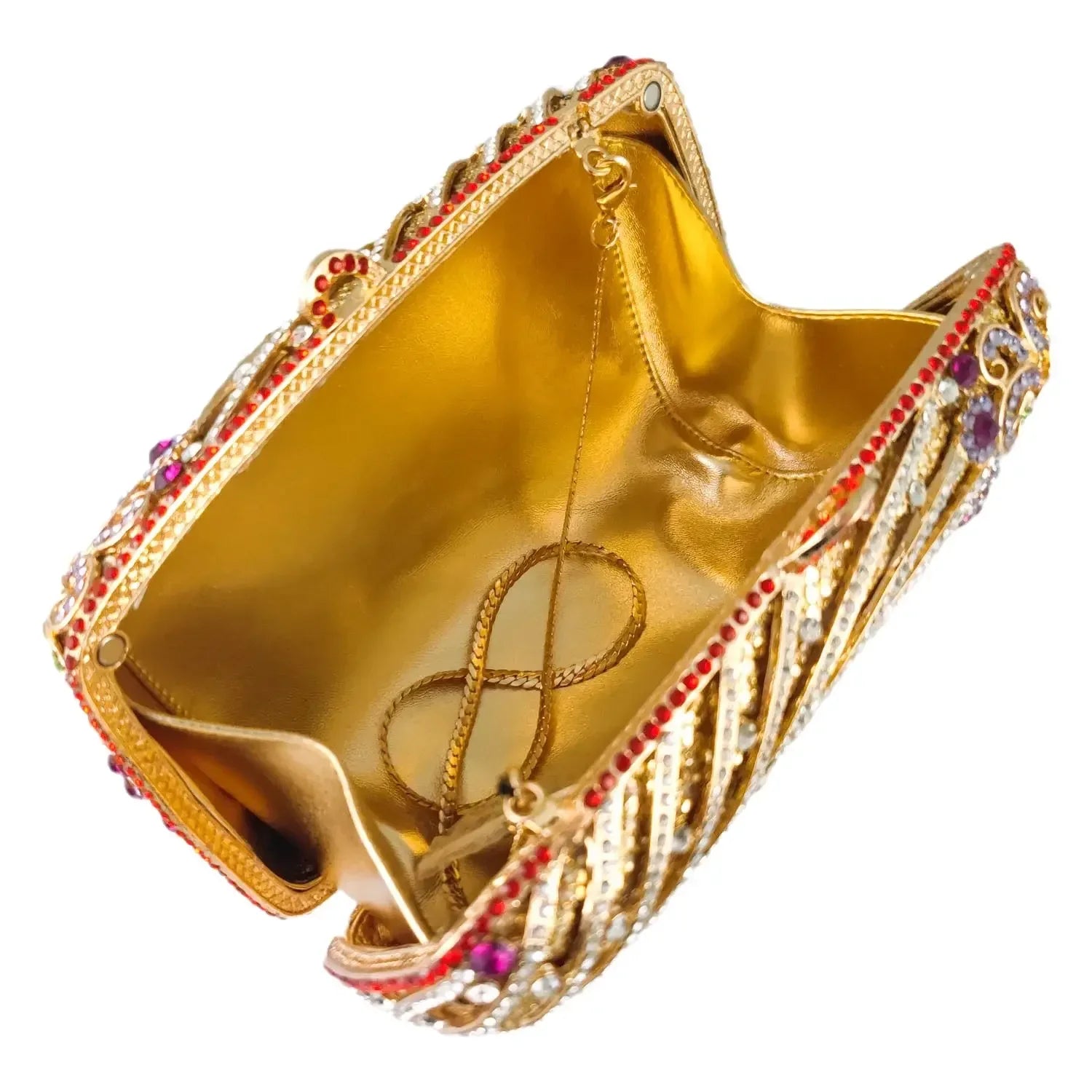 Boutique de fgg luxo cristal embreagem bolsas para mulheres formal festa jantar strass bolsa embreagem nupcial flor saco noite