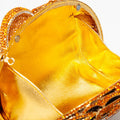 Três-d cabeça de tigre cristal noite sacos de embreagem para festa de casamento metal strass novidade bolsas e bolsas designer de luxo