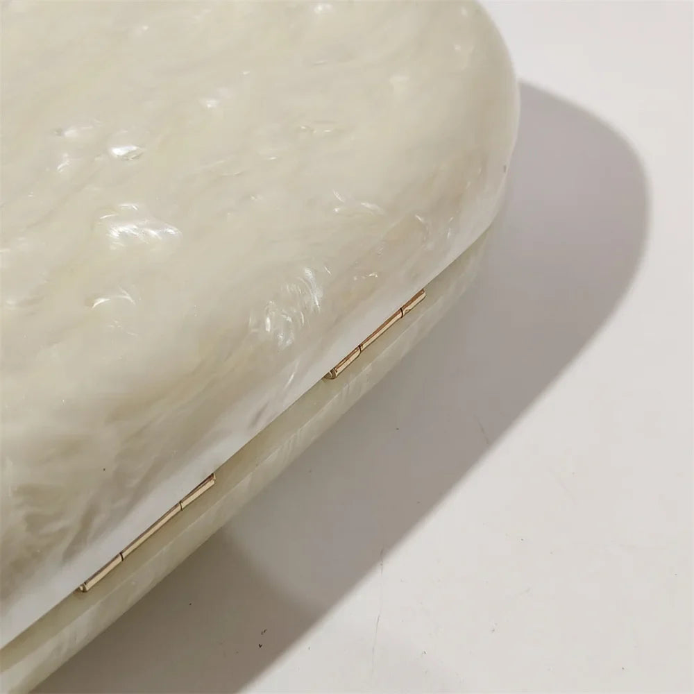 Meia sala listrado branco preto acrílico caixa embreagens mulheres ombro mensageiro festa bolsa de embreagem festa à noite menina senhora mini saco