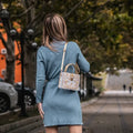 Bolsa de ombro feminina delicada de flor, bolsa de mão luxuosa de acrílico com bolsas transversais da moda, para mulheres