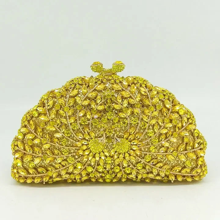 Boutique de fgg pavão verde mulheres bolsas de noite casamento cocktail cristal bolsa embreagem nupcial diamante minaudiere bolsas