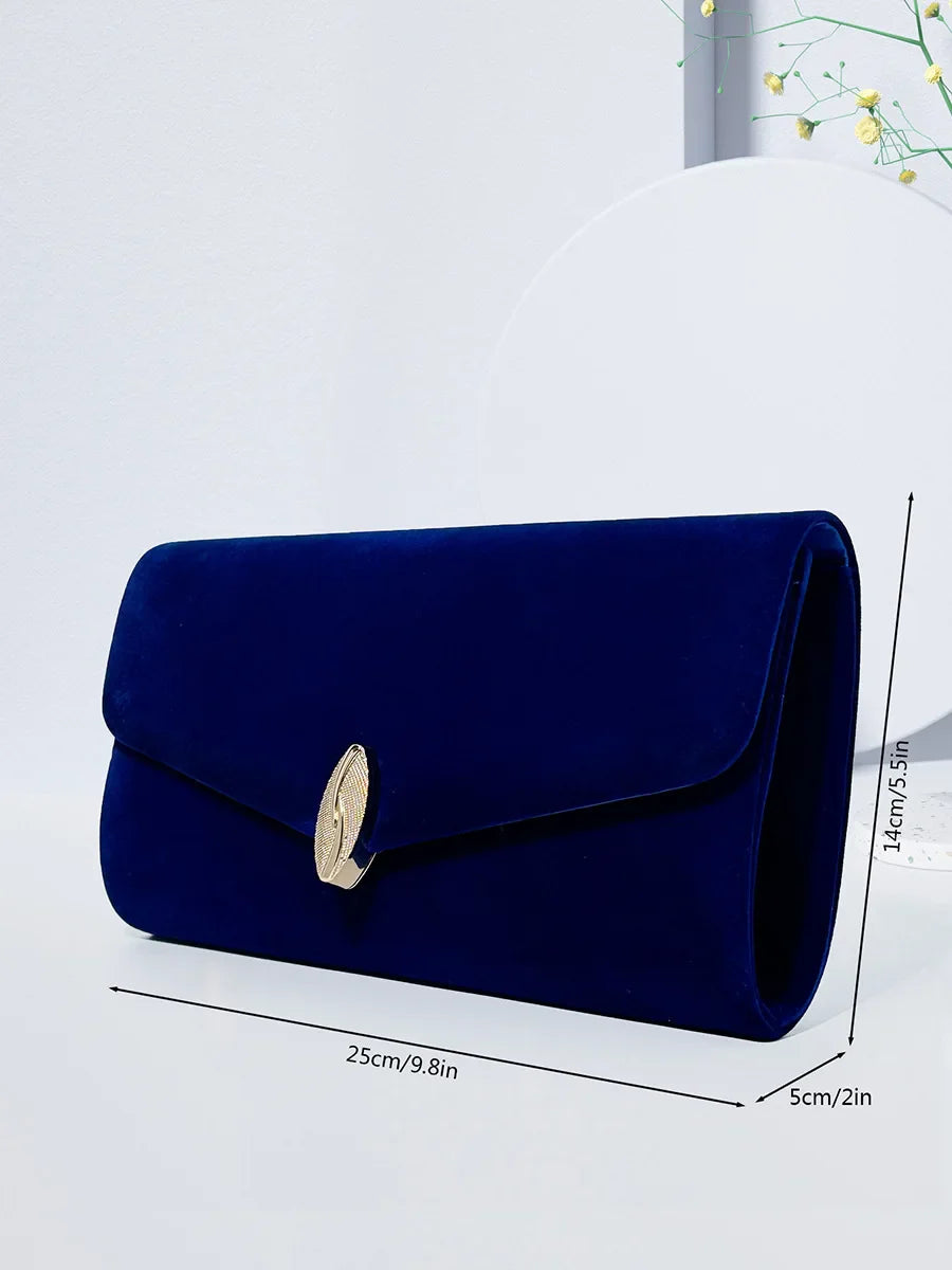 Bolsa quadrada do vintage de veludo para casamento nupcial, garras banquete vermelho, sacos de ombro, envelope azul Prom, novo, 2023