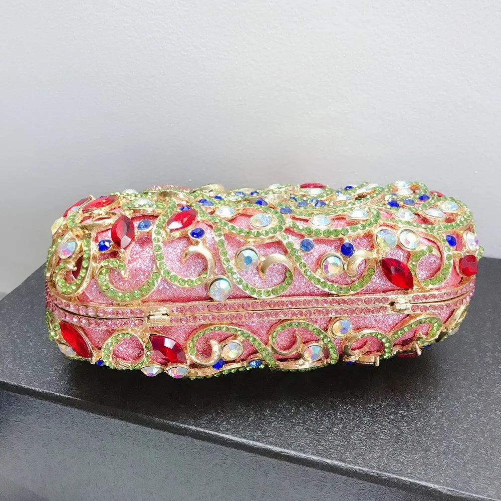 Saco De Jantar De Incorporação De Diamante, Mais Recente Estilo Phoenix, Bolsa De Noite De Luxo, Festa De Casamento