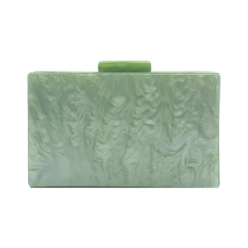 Bolsa crossbody acrílica para mulheres, bolsas de luxo, bolsa de moedas, verde puro, bolsa de ombro fofa, marca de moda, nova, 2022