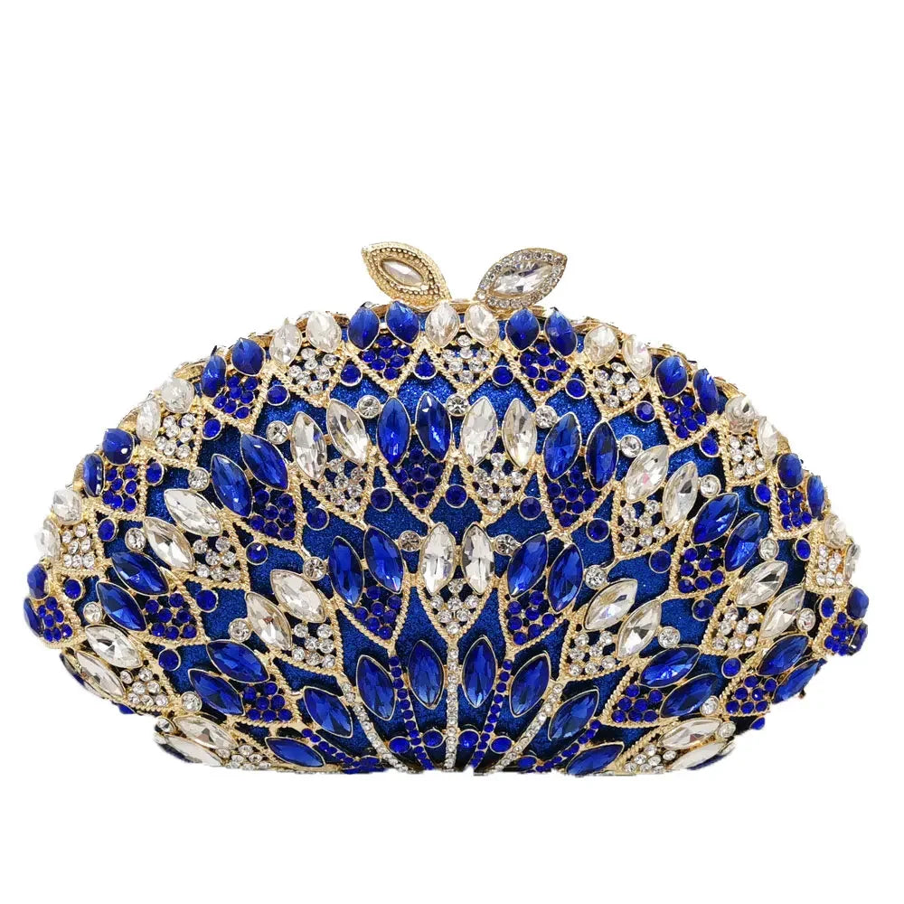 Boutique de fgg feminino rosegold cristal noite saco embreagem casamento formal jantar bolsas bolsas nupcial diamante minaudiere saco