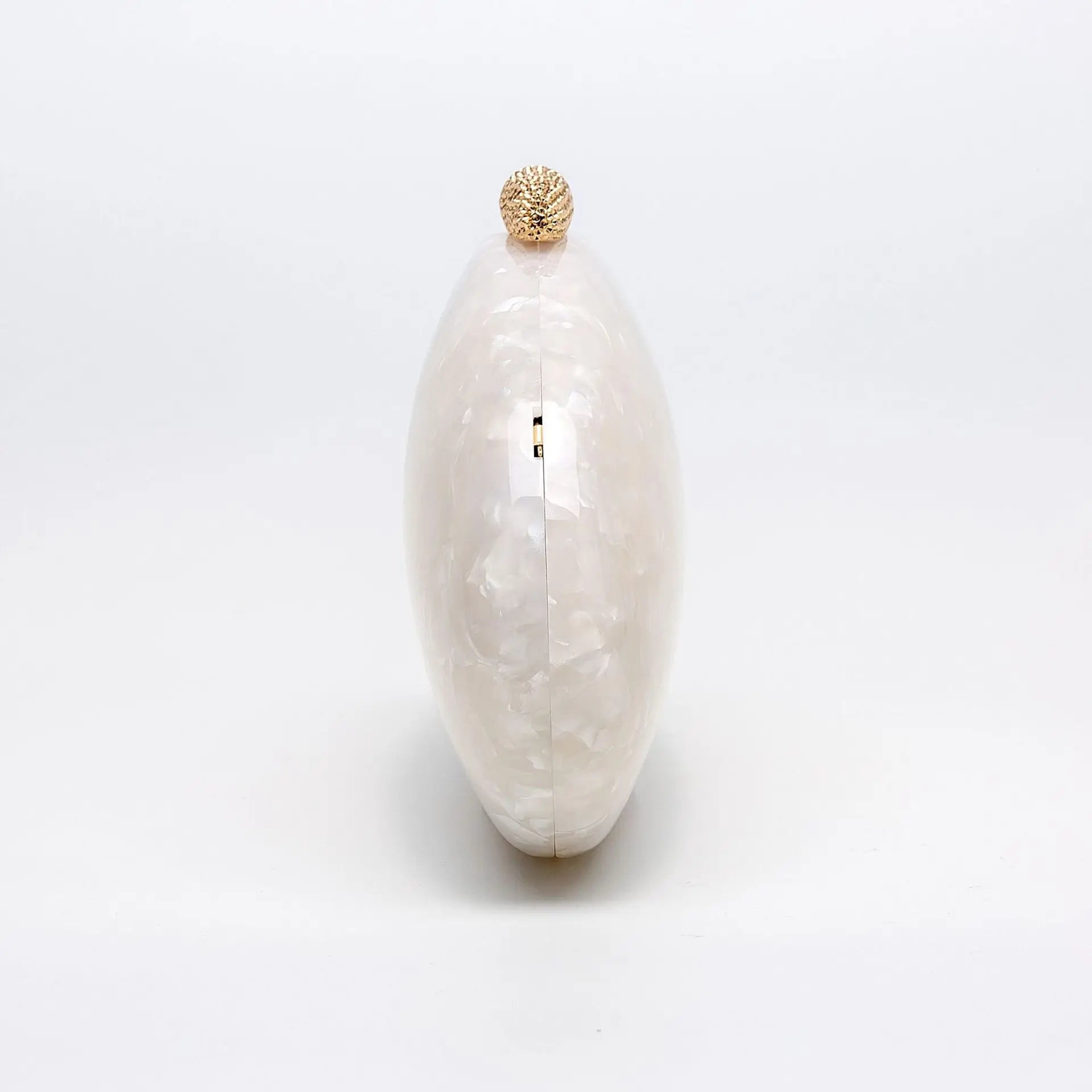 Oval artesanal pérola mármore metal fecho acrílico sacos de noite feminino mini embreagem praia verão senhora bolsas festa casamento