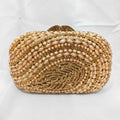 Pérola diamante noite embreagens formal casamento folhas bolsas diamante bolsas femininas de metal duro senhora bolsas jantar nupcial embreagem