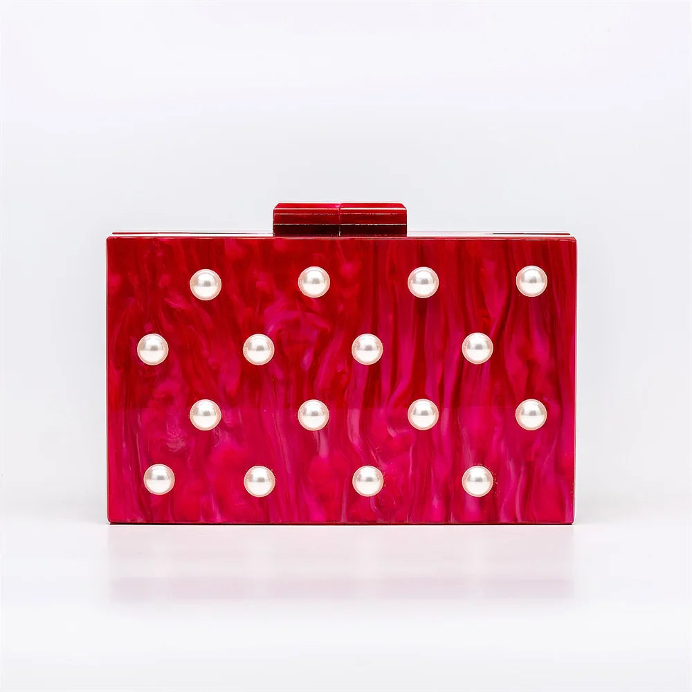 Caixa de acrílico mini aleta senhora gemas sacos ombro casamento noite bolsa feminina festa baile cruz corpo nupcial garras bolsa casamento