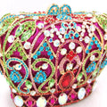 Mulheres festa à noite bolsa diamantes luxo cristal garras elegantes senhoras bolsas festa de casamento nupcial coroa real bolsas saco