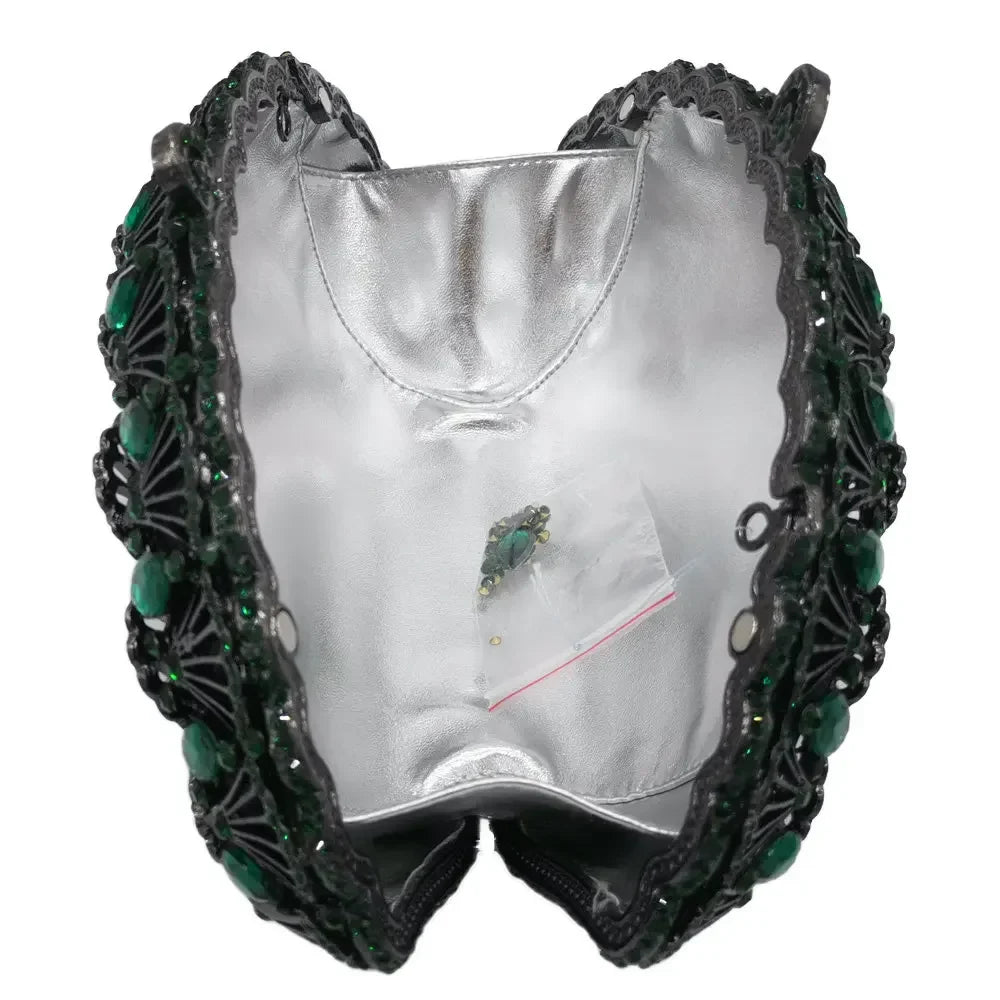 Boutique de fgg luz azul cristal sacos de embreagem para mulheres pavão noite bolsa nupcial casamento strass minaudiere bolsas saco