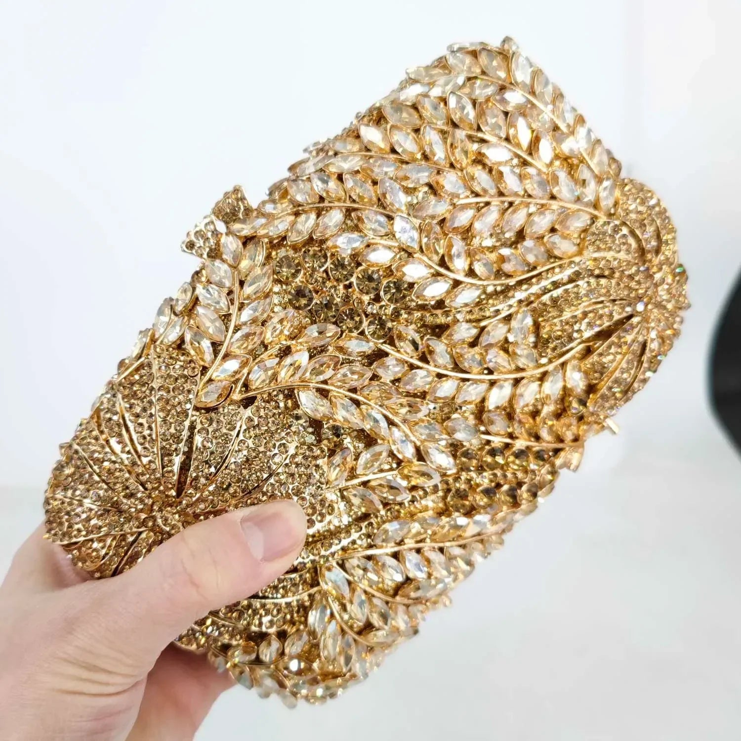 Boutique de fgg flor elegante bolsas e bolsas de noite designer de luxo festa de casamento strass sacos de embreagem de casamento nupcial