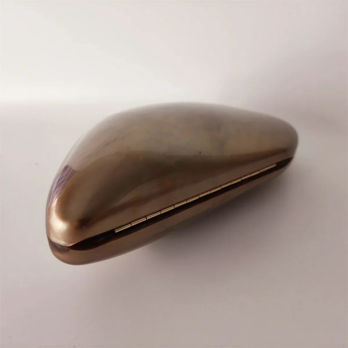 Bolsa acrílica para senhoras, marrom pérola, forma de bolinho, bolsas Minaudiere, sacos de noite, festa, casamento, dama de honra, bolsa, L