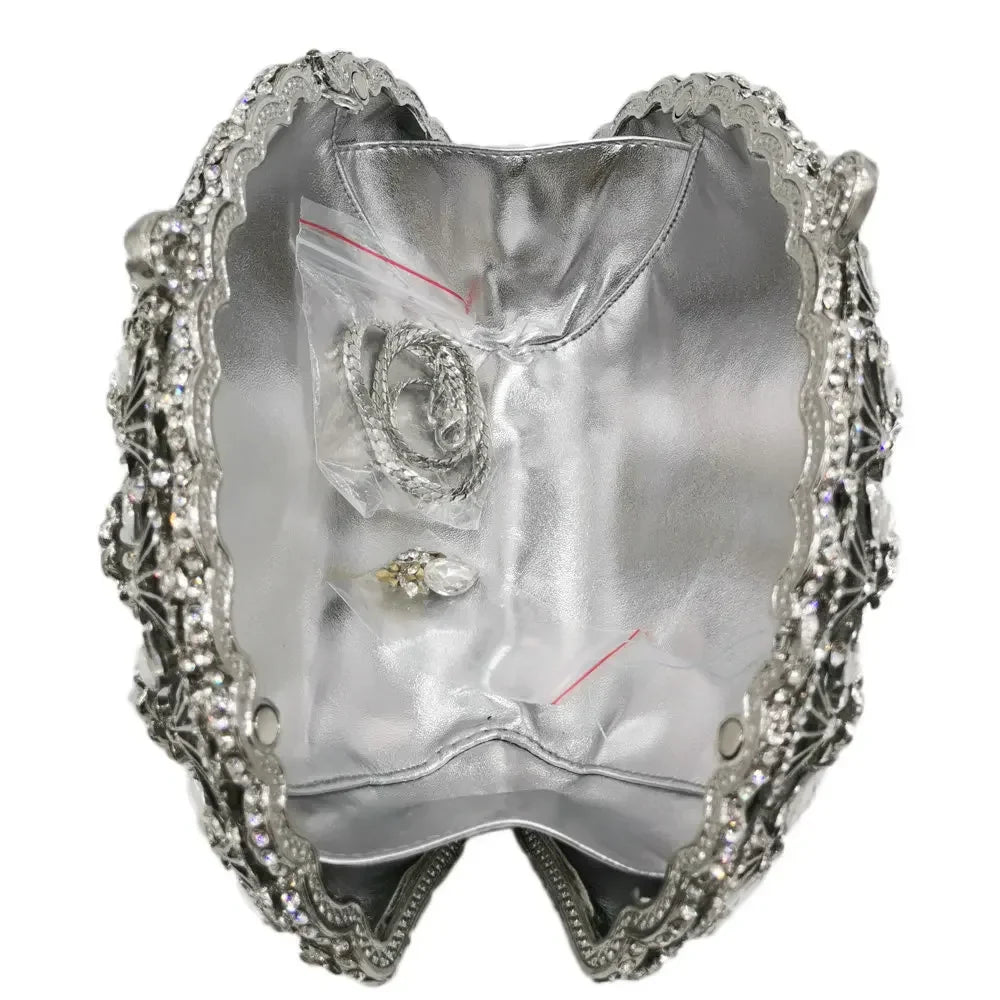 Boutique de fgg luz azul cristal sacos de embreagem para mulheres pavão noite bolsa nupcial casamento strass minaudiere bolsas saco