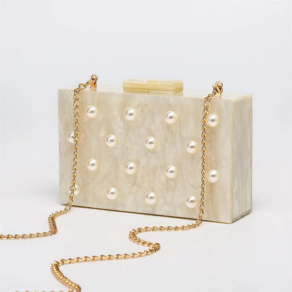 Caixa de acrílico mini aleta senhora gemas sacos ombro casamento noite bolsa feminina festa baile cruz corpo nupcial garras bolsa casamento