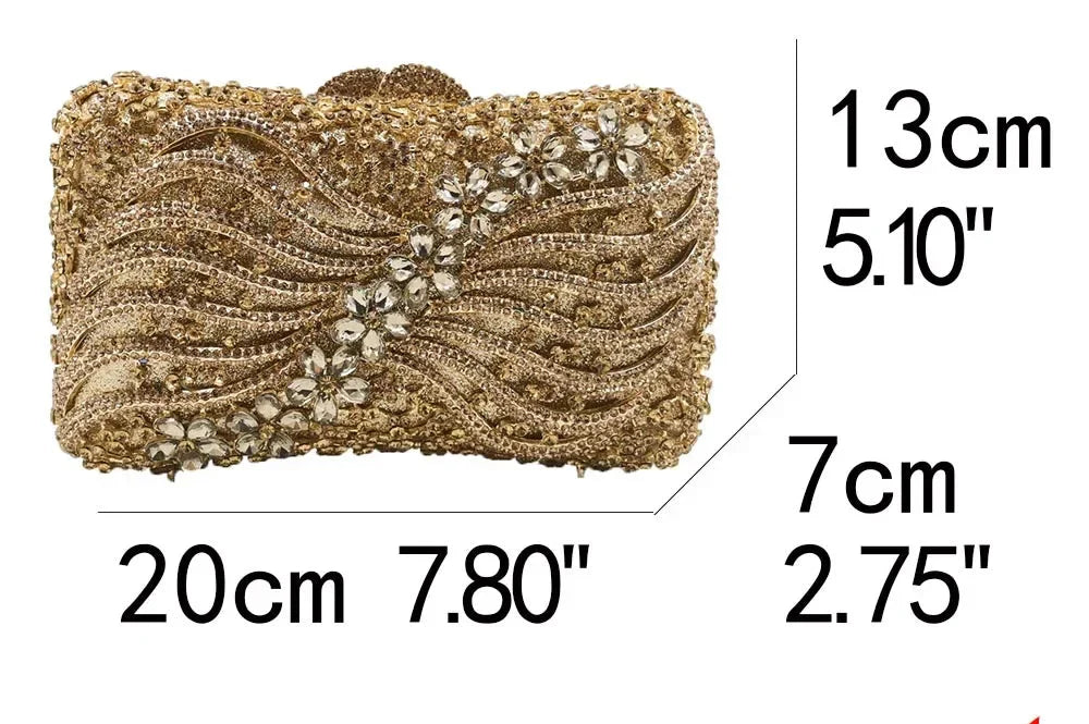Boutique de fgg artesanal flor strass bolsas de embreagem para mulheres bolsas de noite, sacos de embreagem de cristal brilhante para festa de formatura