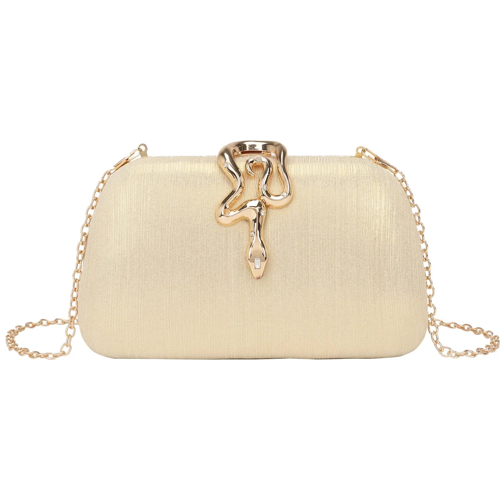 Moda cobra bloqueio saco de embreagem versátil festa noite bolsa vestido código saco crossbody para todas as ocasiões