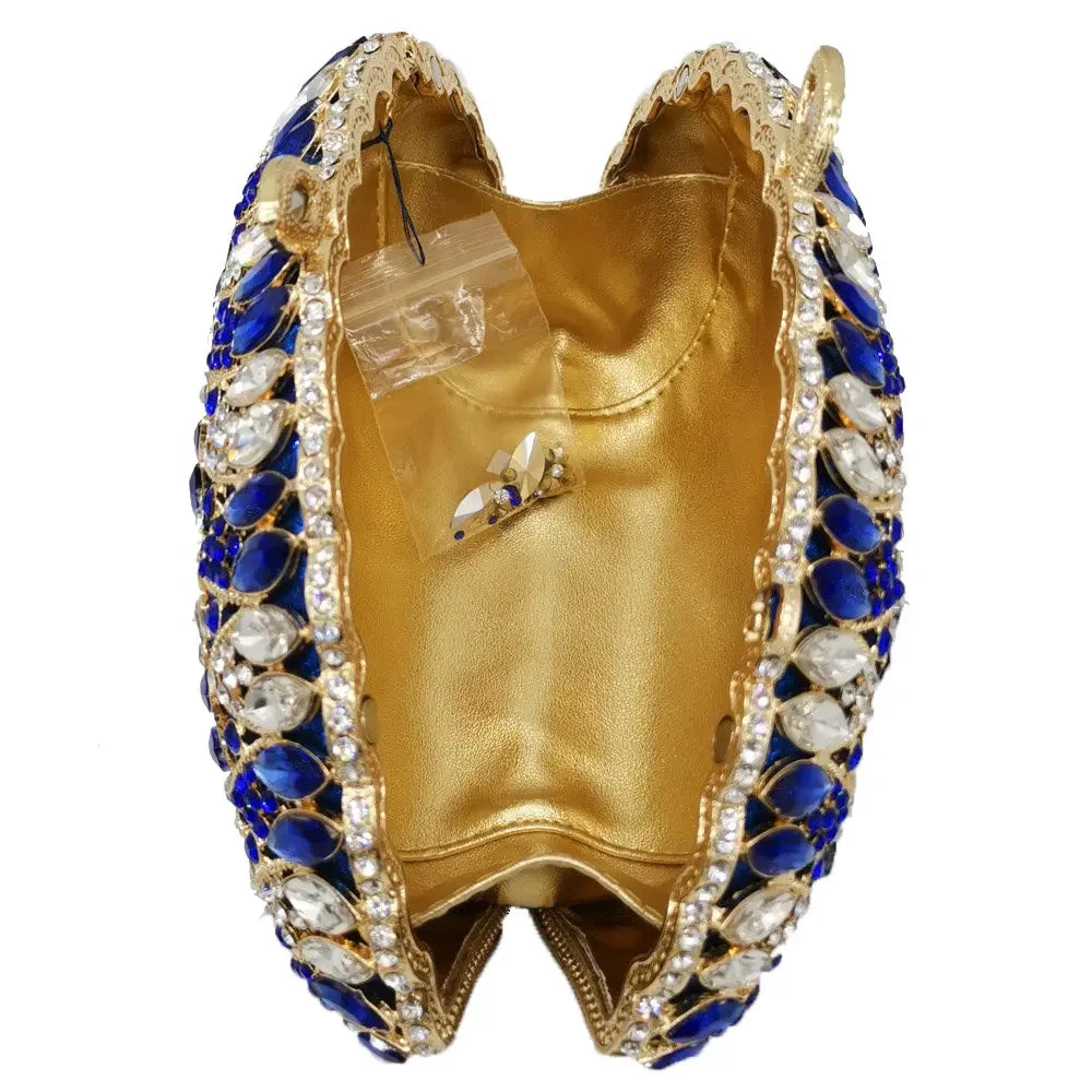 Boutique de fgg feminino rosegold cristal noite saco embreagem casamento formal jantar bolsas bolsas nupcial diamante minaudiere saco