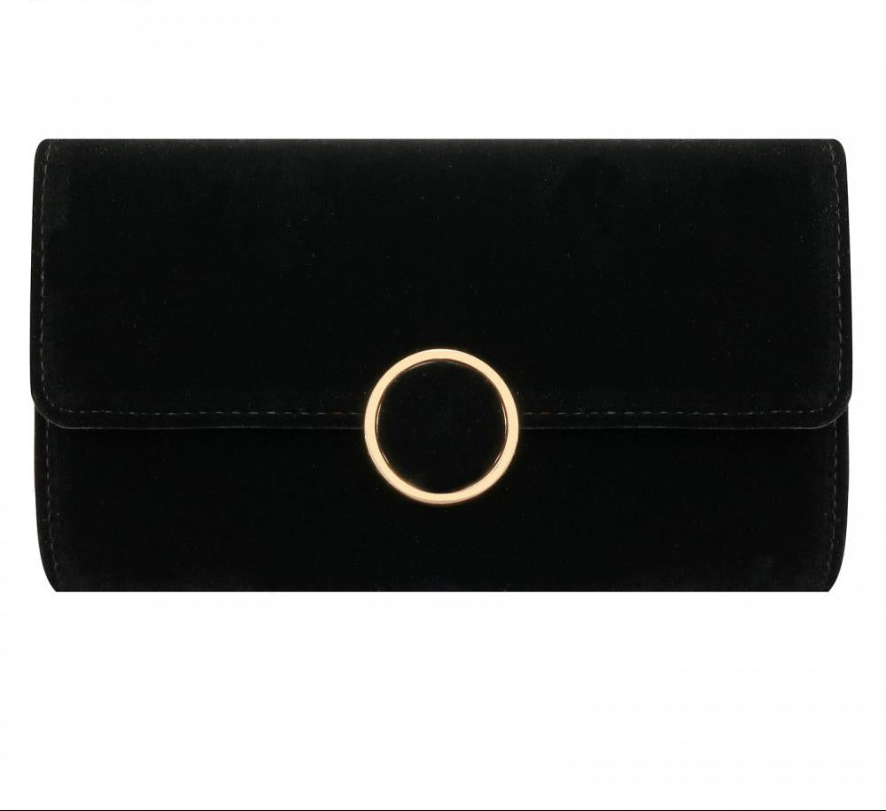 Bolsa de noite retrô de veludo para mulheres, pequena, sólida, dia, bolsas e bolsas, corrente de casamento, bolsa de ombro, jantar, carteira