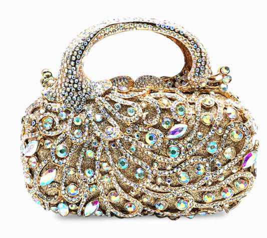 Saco De Jantar De Incorporação De Diamante, Mais Recente Estilo Phoenix, Bolsa De Noite De Luxo, Festa De Casamento