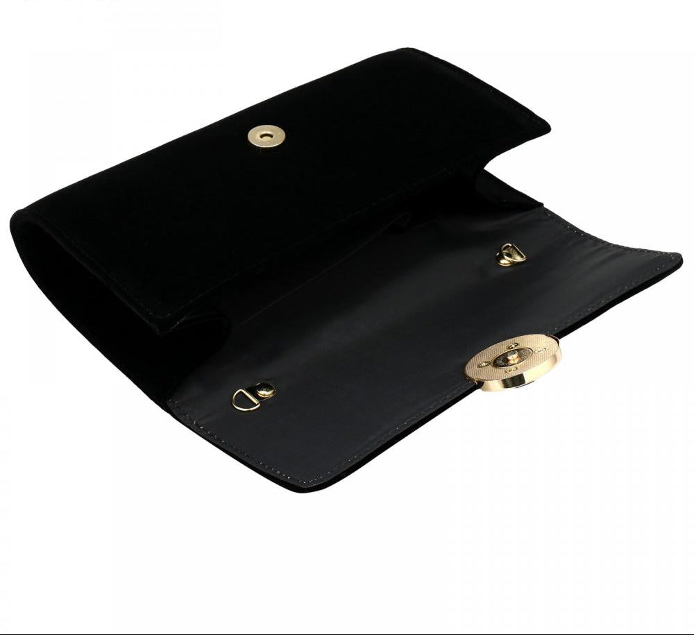 Bolsa de noite retrô de veludo para mulheres, pequena, sólida, dia, bolsas e bolsas, corrente de casamento, bolsa de ombro, jantar, carteira