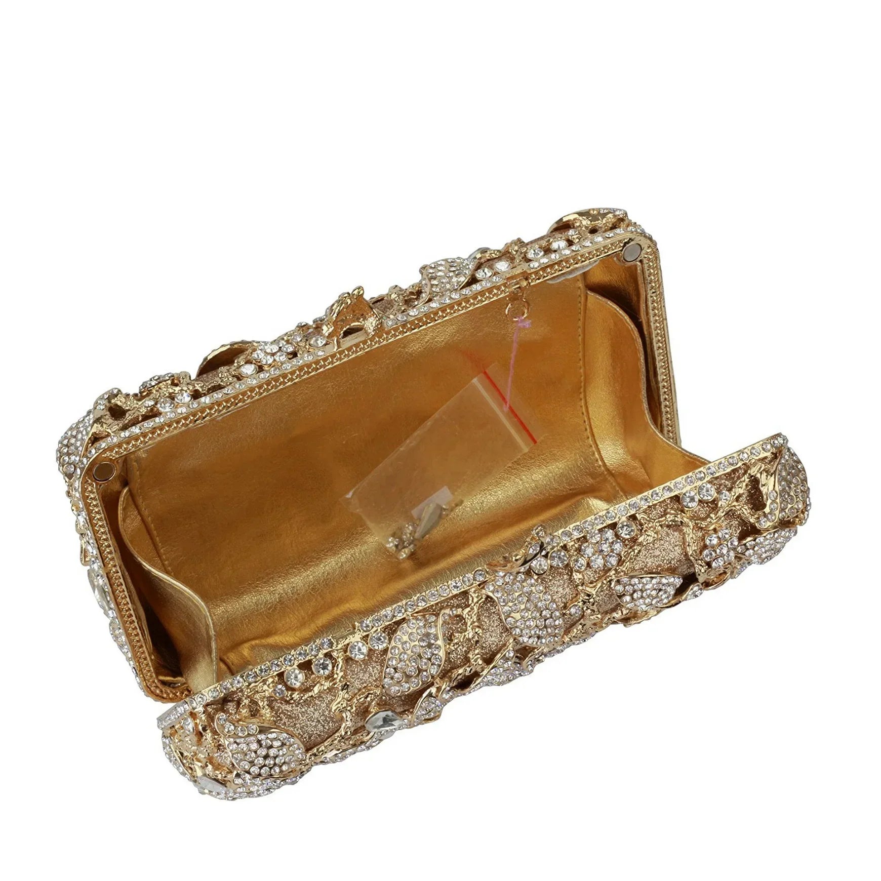 Bolsa de mão única estilo europeu com strass, pérolas e diamantes de água, bolsas de cristal ecológicas para ocasiões formais