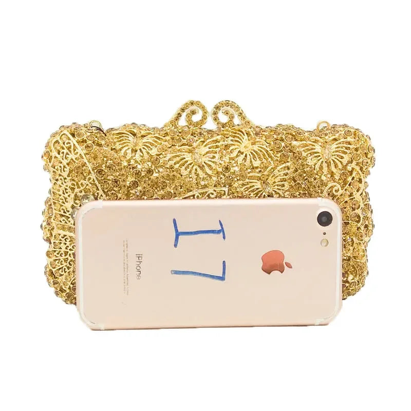 Boutique de fgg borboletas embreagem feminina noite minaudiere sacos bolsas de casamento bolsas de noiva senhoras festa saco de embreagem de cristal