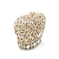 Mulheres festa à noite bolsa diamantes luxo cristal garras elegantes senhoras bolsas festa de casamento nupcial coroa real bolsas saco