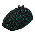 Boutique de fgg luz azul cristal sacos de embreagem para mulheres pavão noite bolsa nupcial casamento strass minaudiere bolsas saco