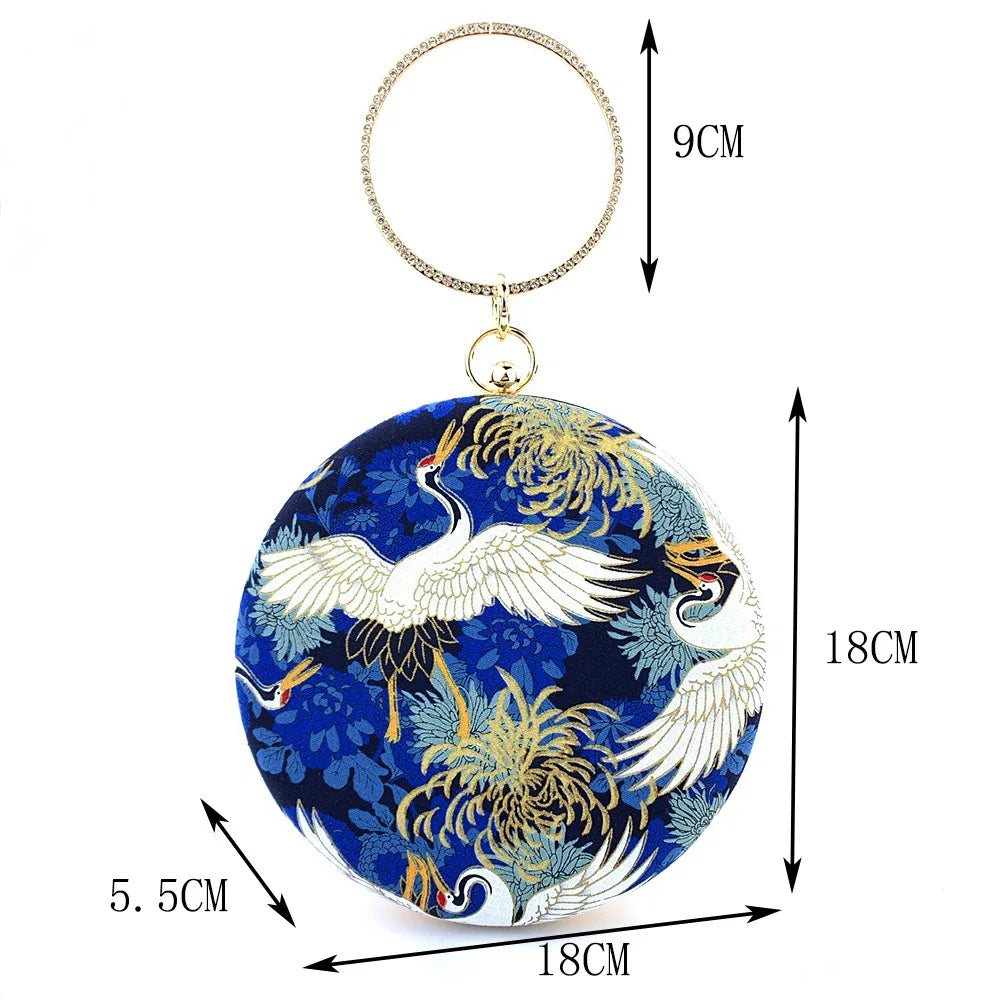 Saco clássico diamante círculo sacos chineses mãe mulheres professor presente saco sacos vintage bloqueio alça superior bolsas femininas