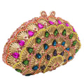 Boutique de fgg luz azul cristal sacos de embreagem para mulheres pavão noite bolsa nupcial casamento strass minaudiere bolsas saco