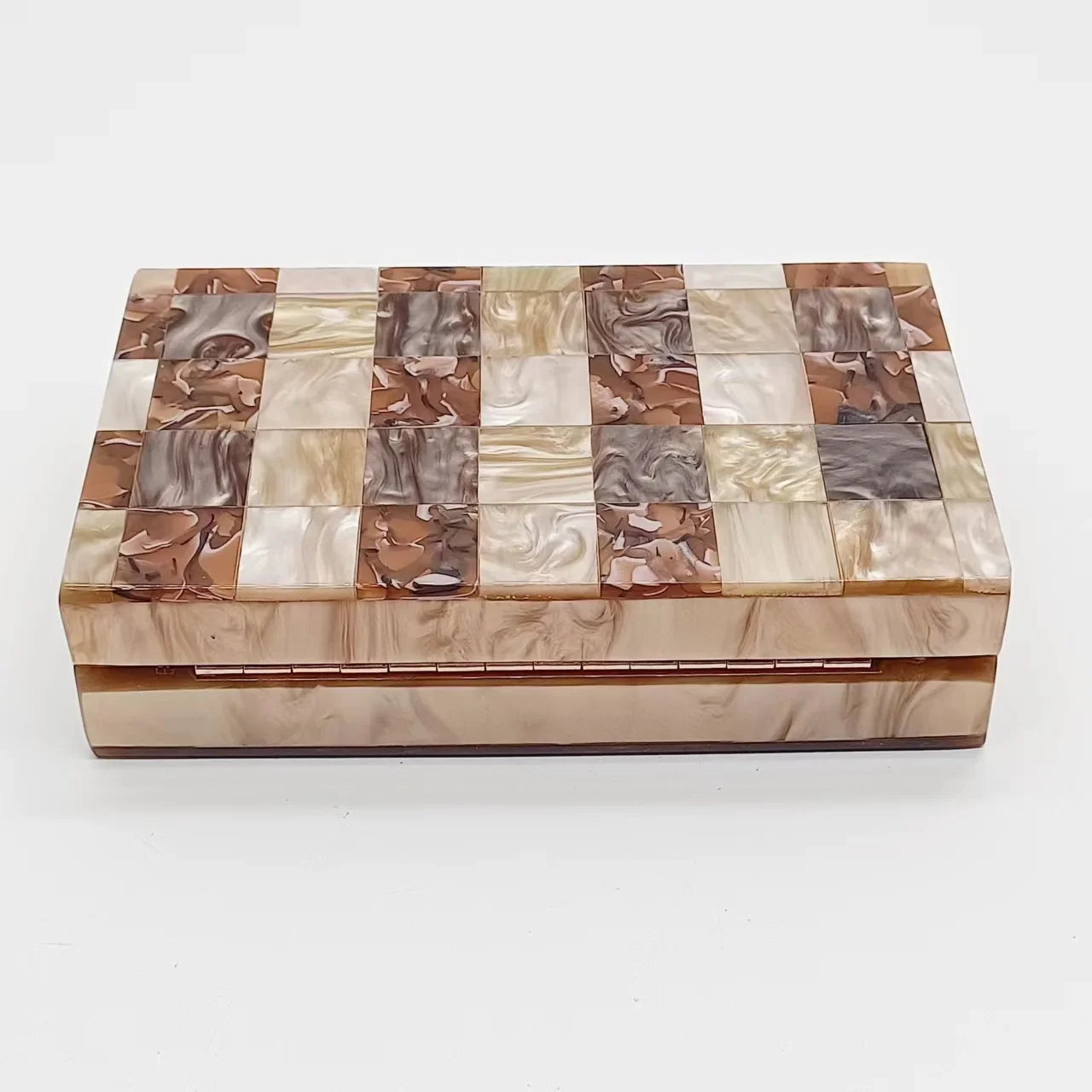 Designer corrente crossbody saco de festa de casamento feminino carteira bolsas luxo acrílico bolsa embreagem café xadrez retalhos sacos noite