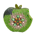 KHNMEET-Maçã Rosa Bolsa Noite para Mulheres, Diamante De Cristal, Embreagem De Festa, Saco De Luxo De Casamento, Moda De Frutas, Bolsa Das Senhoras, SC146