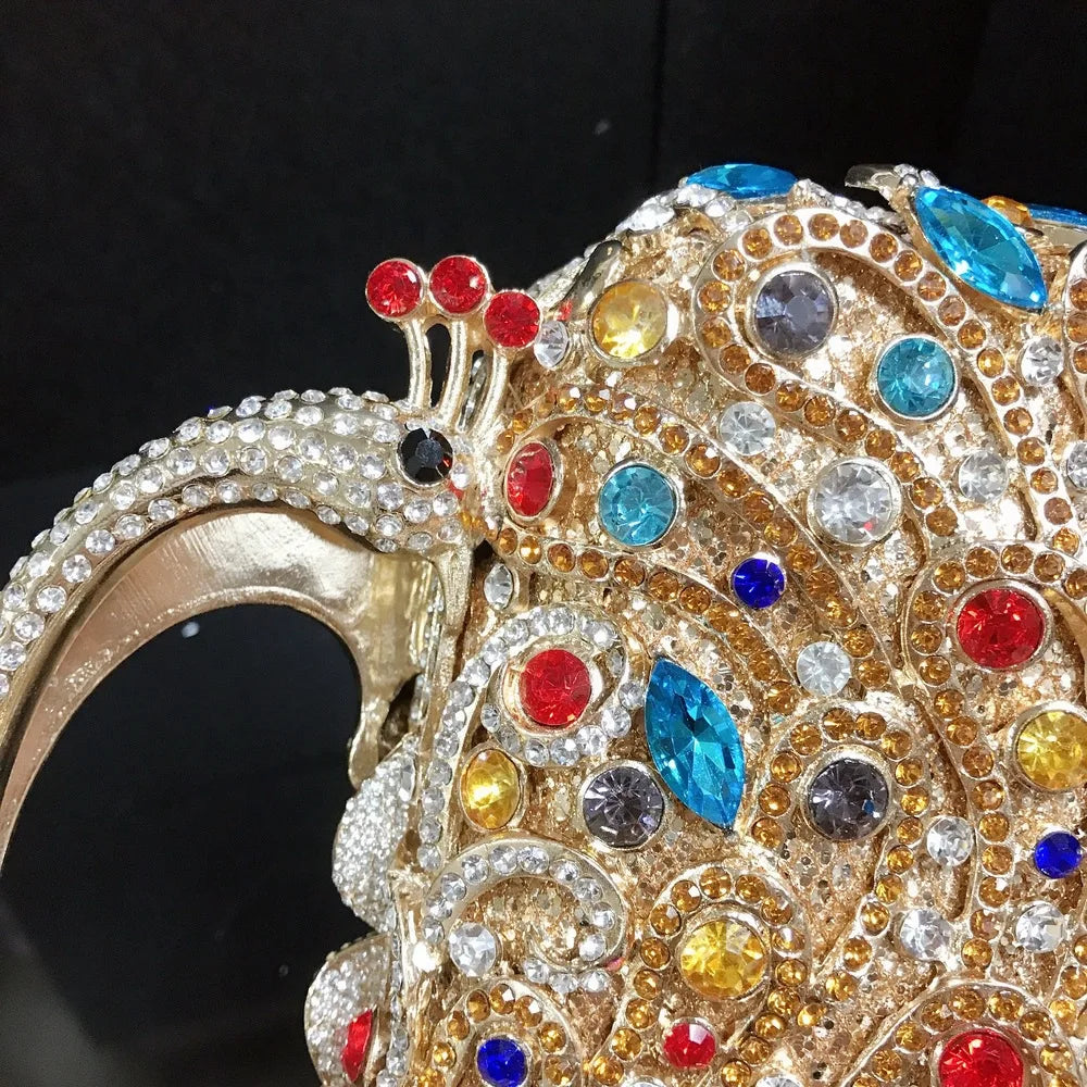Saco De Jantar De Incorporação De Diamante, Mais Recente Estilo Phoenix, Bolsa De Noite De Luxo, Festa De Casamento