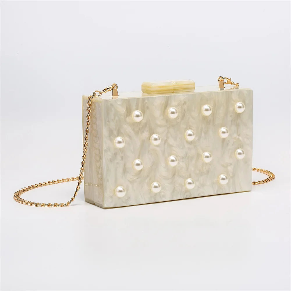 Caixa de acrílico mini aleta senhora gemas sacos ombro casamento noite bolsa feminina festa baile cruz corpo nupcial garras bolsa casamento