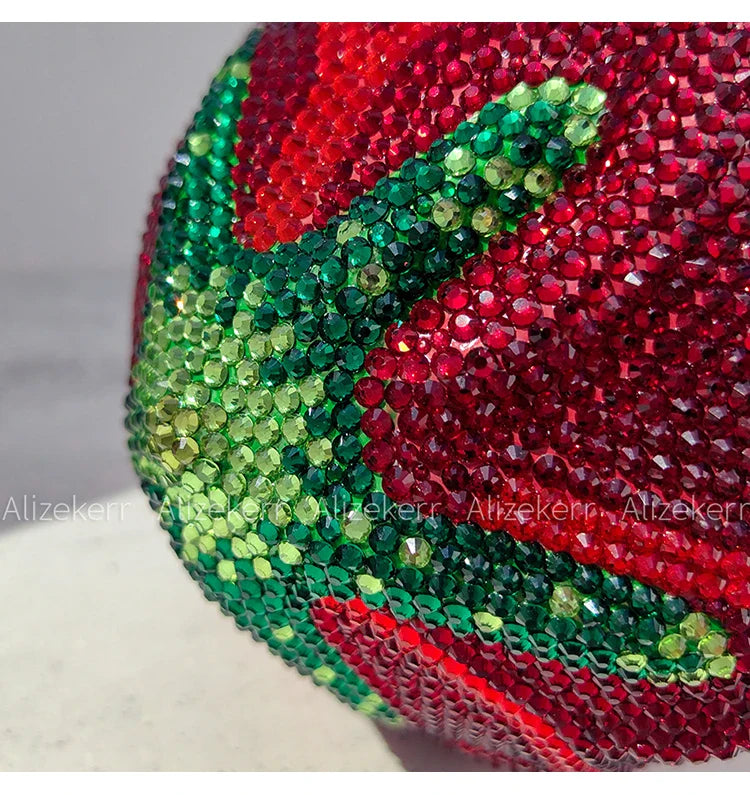 Alizekerr rosa em forma de cristal sacos de noite feminino lindo chique strass flor bolsas embreagem e bolsas festa casamento nupcial